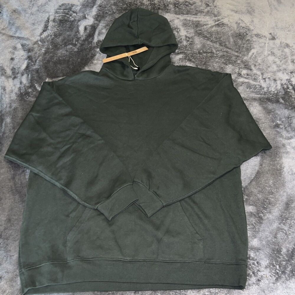 Large Skims cotton  FLEECE Pullover HOODIE SPRUCE TP-PLO-4475